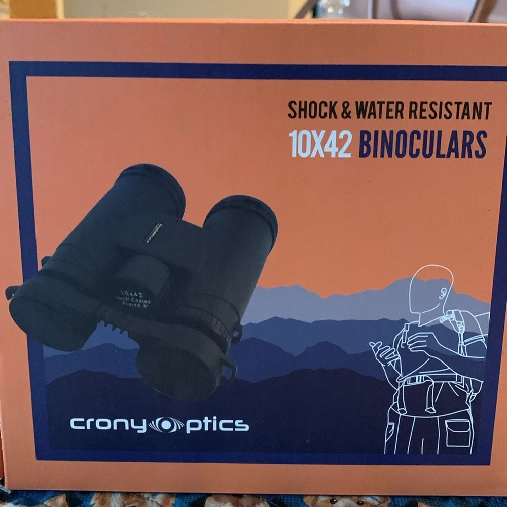 Black 10x42 Binoculars